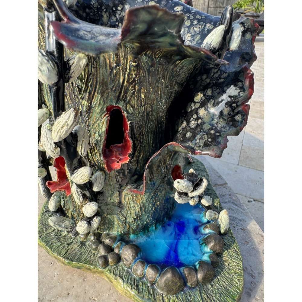 Hand Made DETAILED candle vase‎ Halloween - Picture 3 of 9